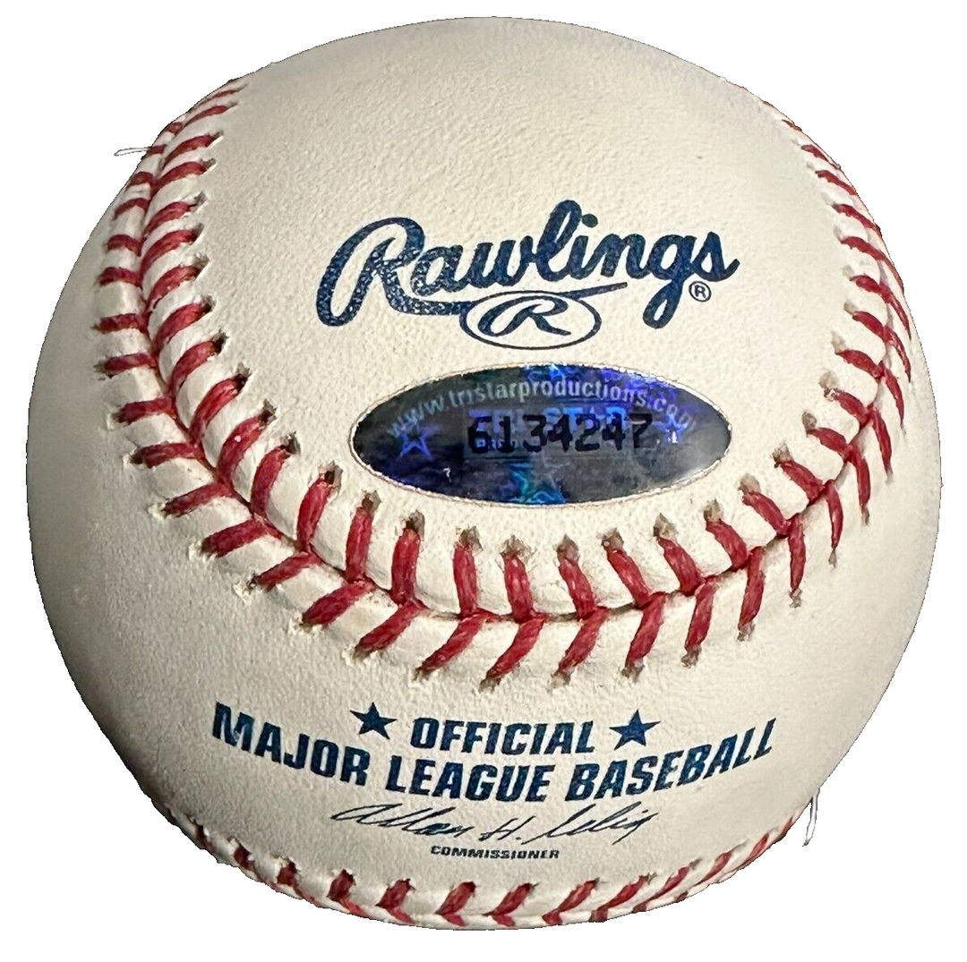 Stan Bahnsen Autographed Official Major League Baseball W/ 1968 AL ROY