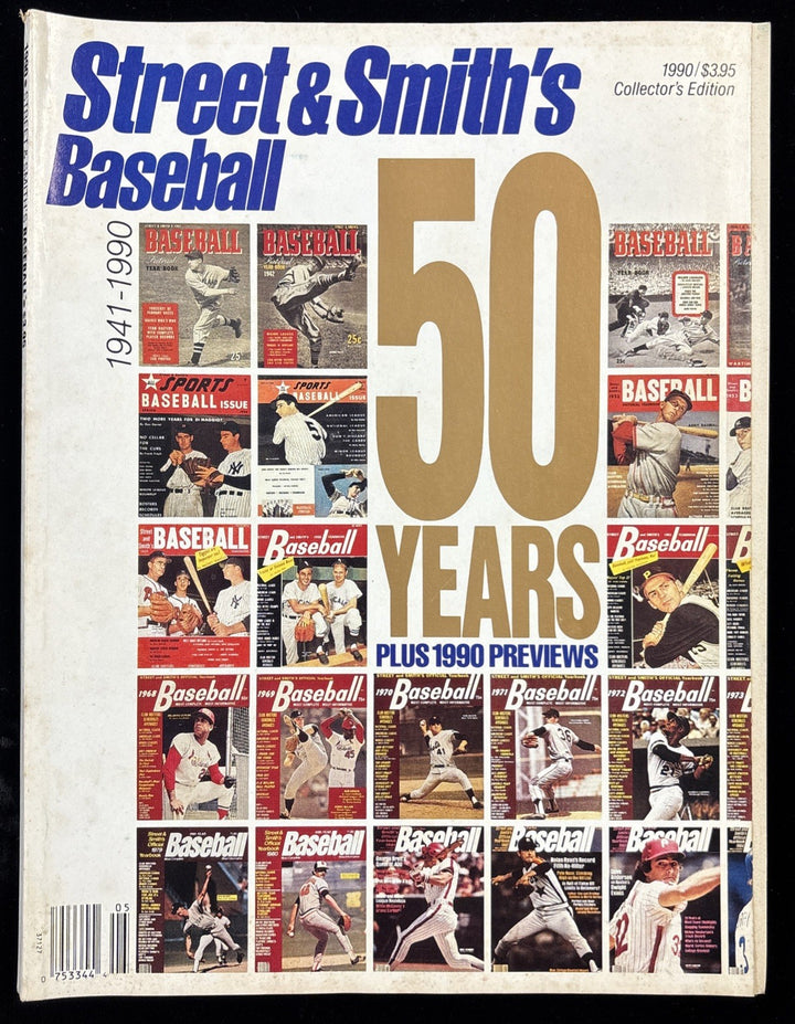 1990 Street & Smiths Baseball 50 Years Collectors Magazine 