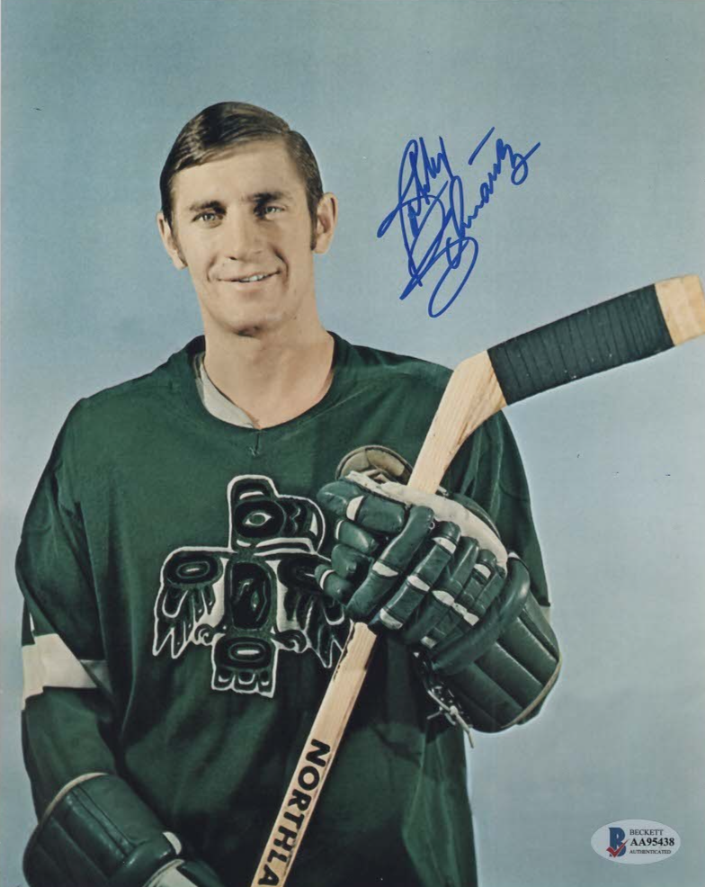 Bobby Schmautz Autographed Seattle Totems 8x10 Photo BAS WHL