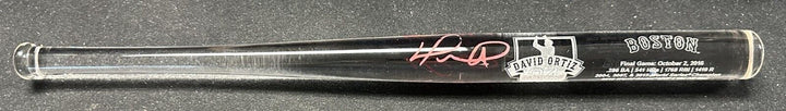 David Ortiz Autographed Final Season Acrylic Mini Bat BAS /5000 HOF Red Sox