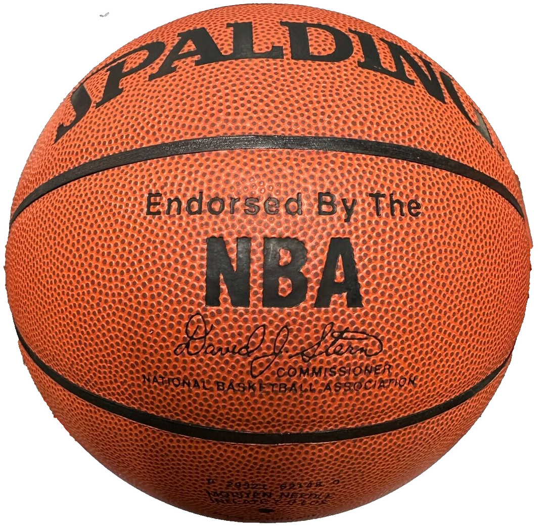 Bill Bradley Autographed Spalding Official NBA Basketball Knicks HOF