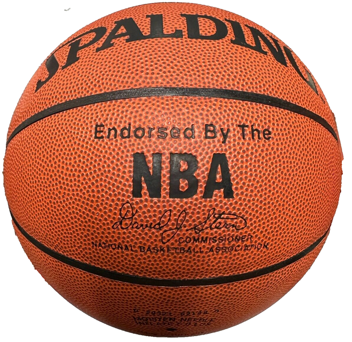 Bill Bradley Autographed Spalding Official NBA Basketball Knicks HOF