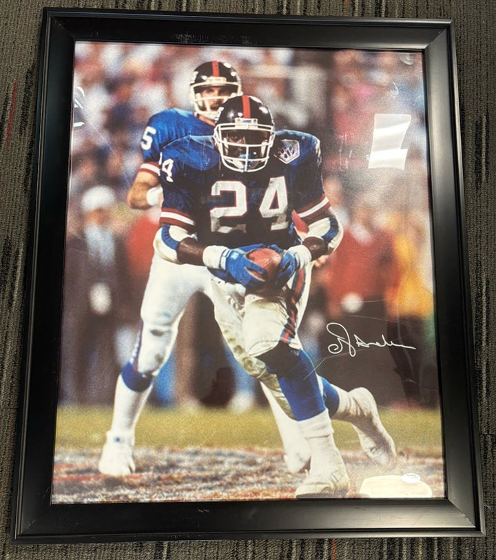 Ottis Anderson Signed Autographed New York Giants 18x22 Photo