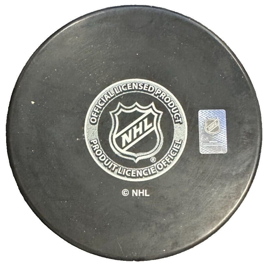 Hank Nowak Autographed Boston Bruins Hockey Puck NHL