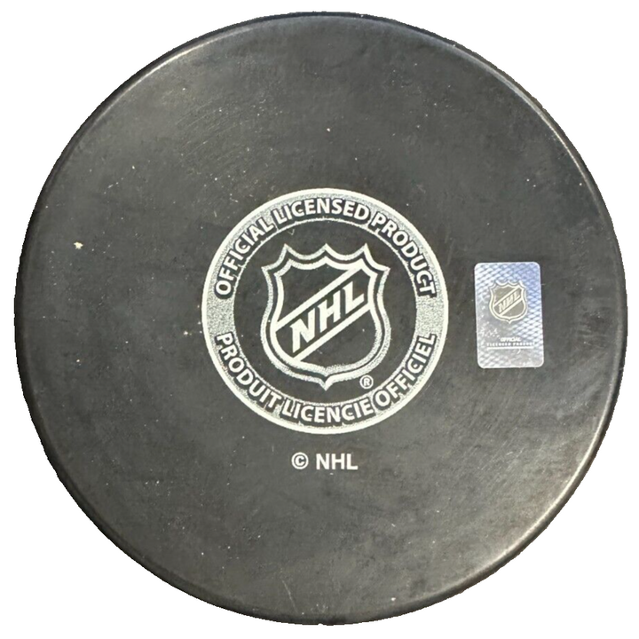 Hank Nowak Autographed Boston Bruins Hockey Puck NHL