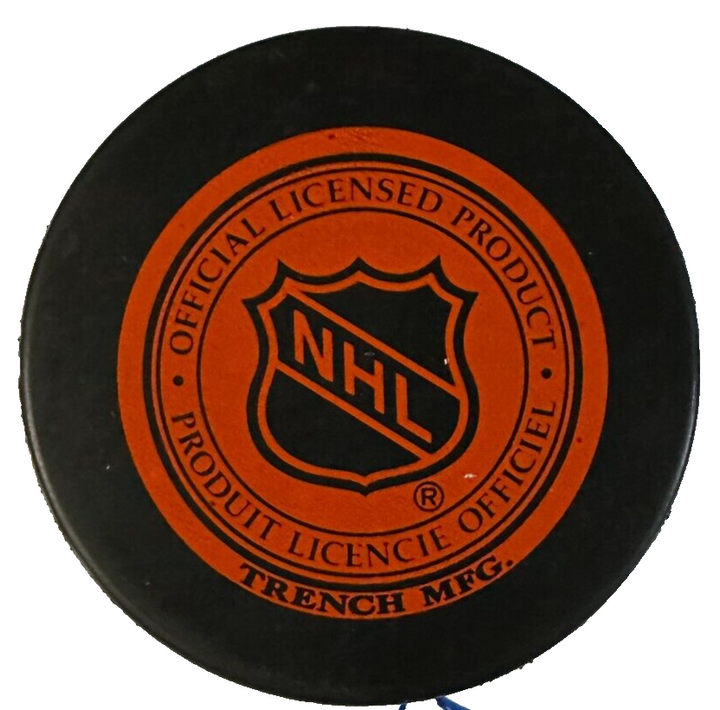 Fred Knipscheer Autographed Boston Bruins Hockey Puck NHL