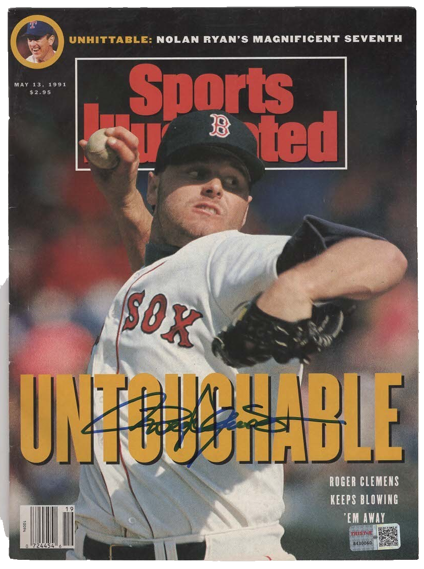 Roger Clemens Autographed 5/13/1991 Issue Sports Illustrated Untouchable TRISTAR