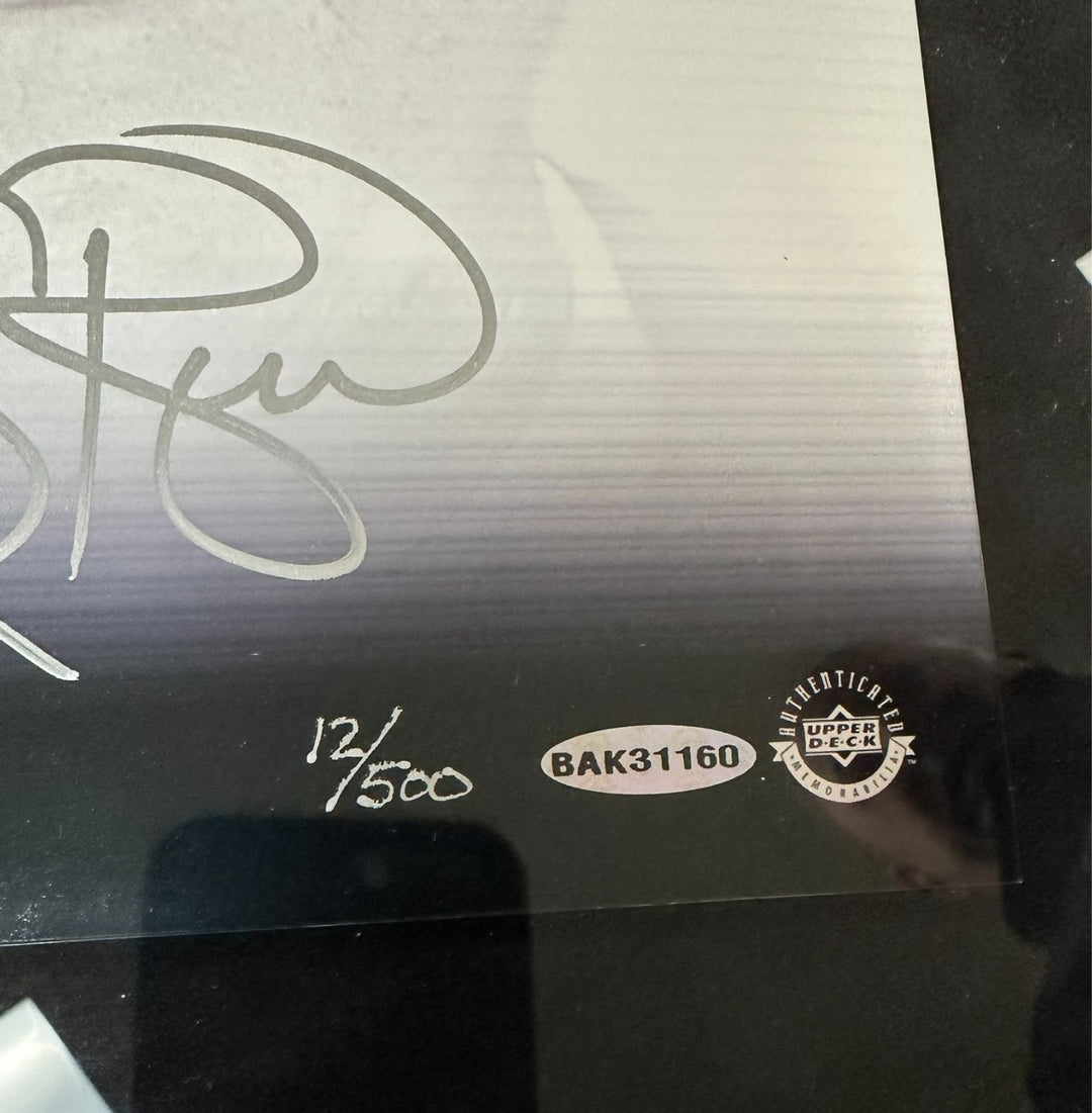 Michael Jordan Magic Johnson Larry Bird Legends of Basketball Signed UDA 12/500