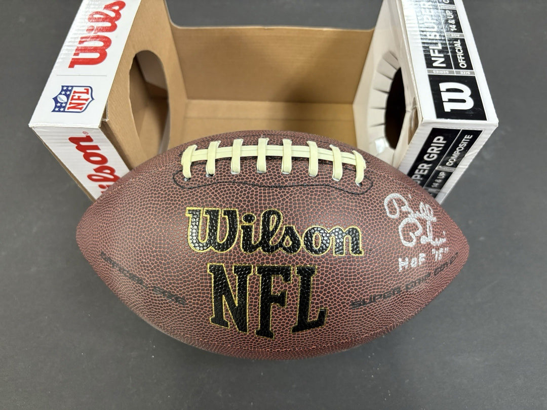 Bill Polian Signed Inscribed Football HOF 2015 COA