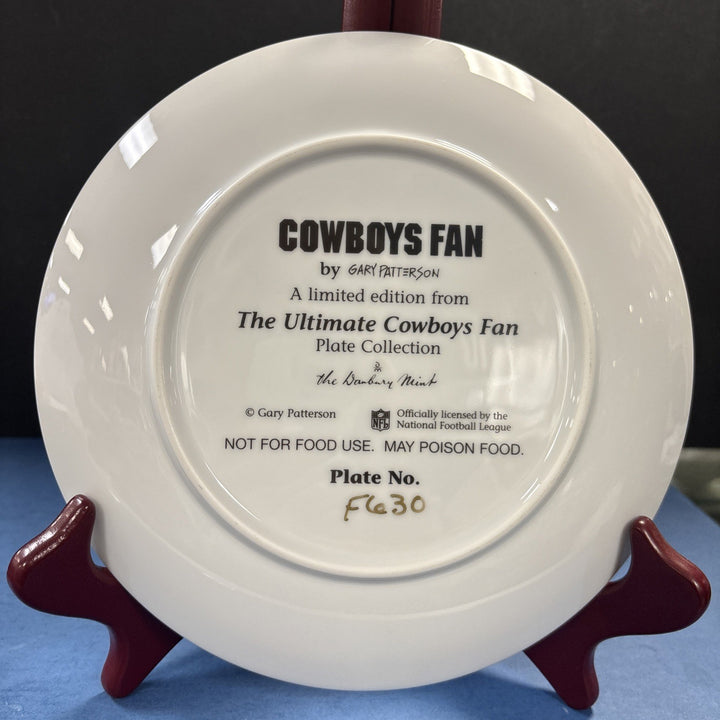Dallas Cowboys The Ultimate Cowboys Fan Plate By The Danbury Mint