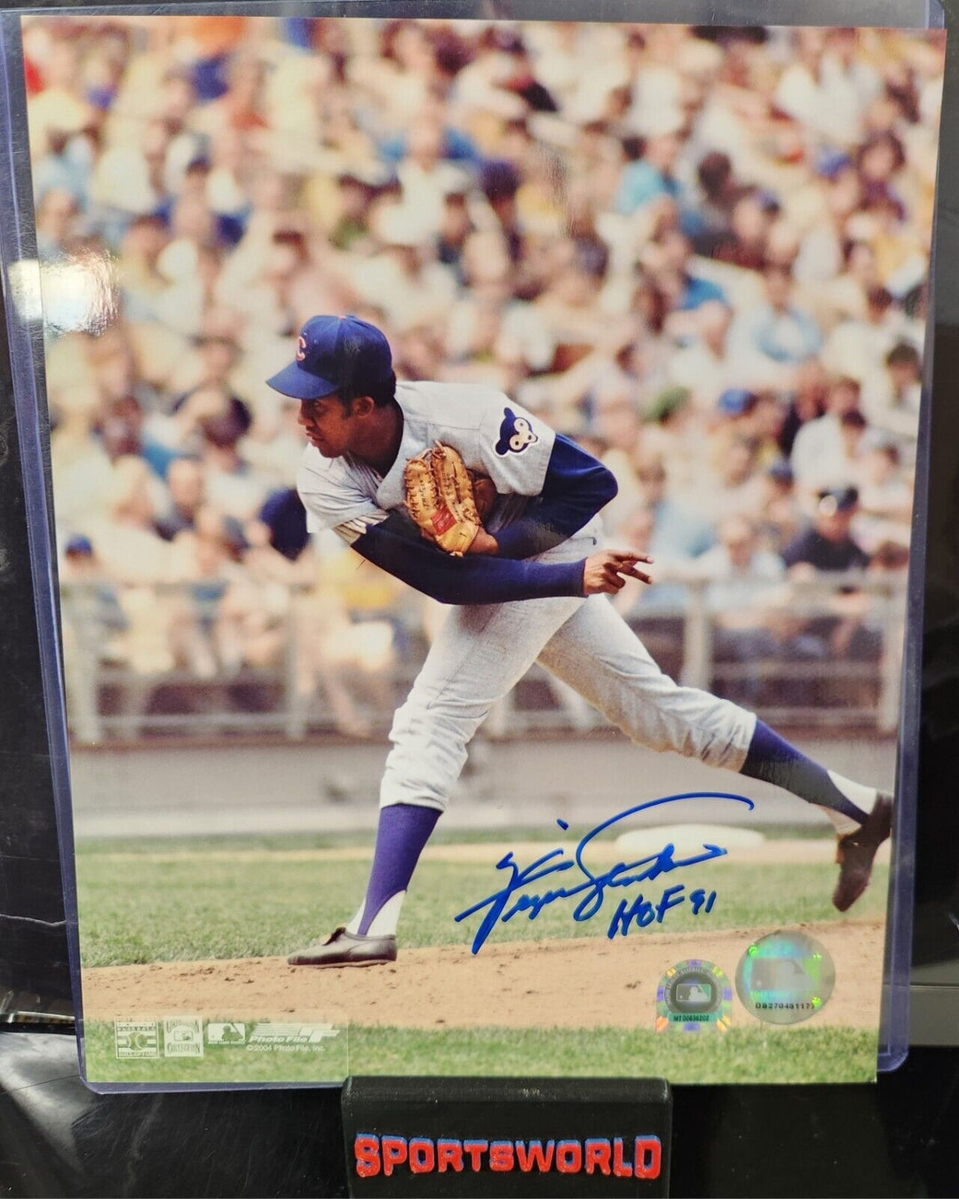 Fergie Jenkins Signed 8x10 Photo Chicago Cubs Rangers HOF MLB Authentic COA