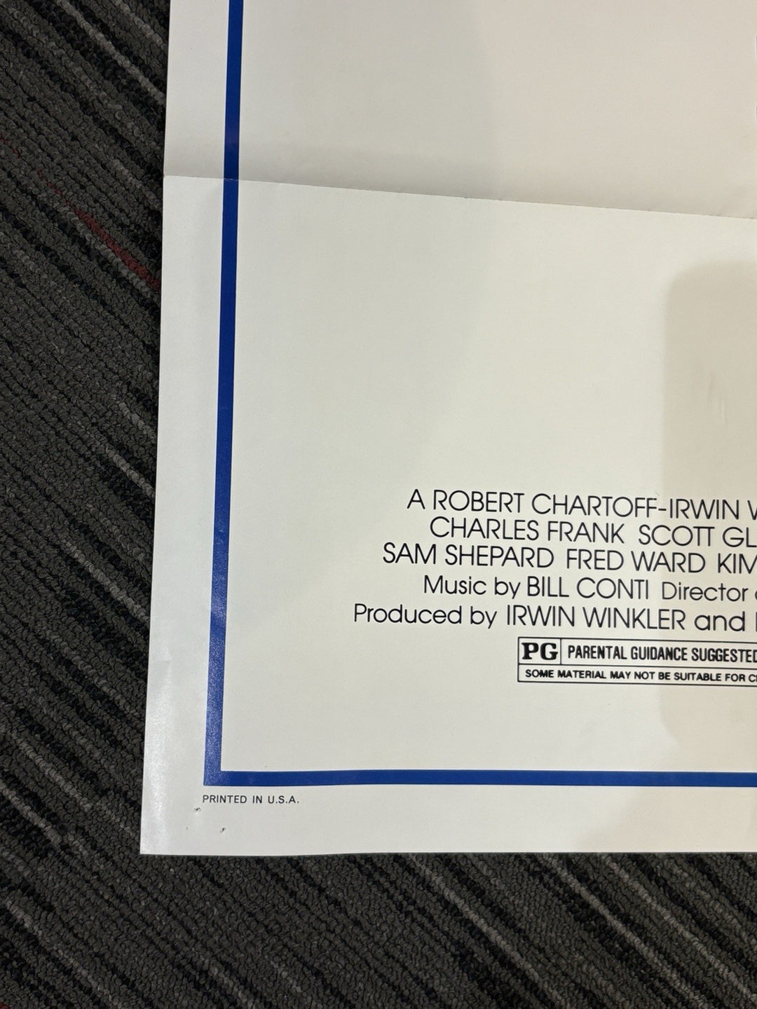 The Right Stuff 27x41 Folded Original Movie Poster 1983 Ed Harris Sam Shepard