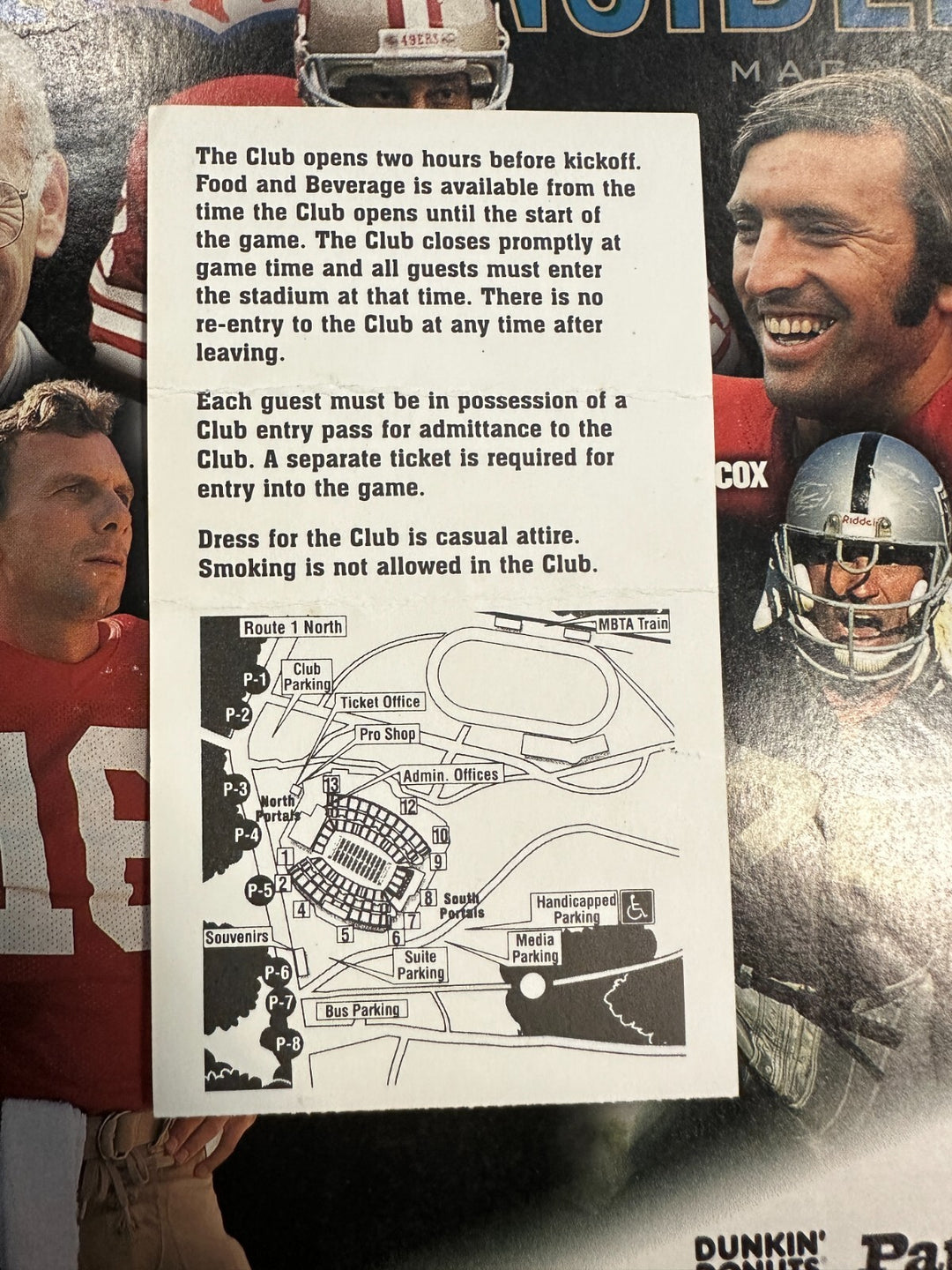 Aug 20, 2000 Patriots Vs Buccaneers Program & Ticket Brady 1st Game at Foxboro