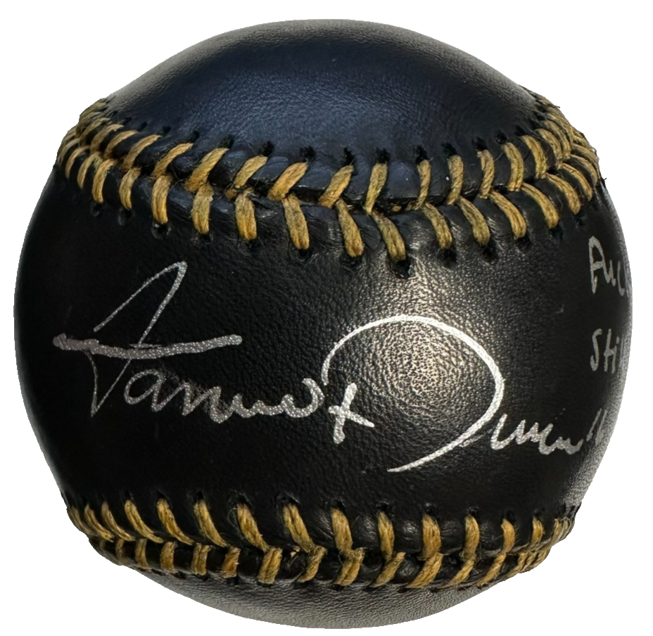 Jarren Duran Autographed 2024 OM: Black Baseball W/ F*ck Em Still Alive Insc