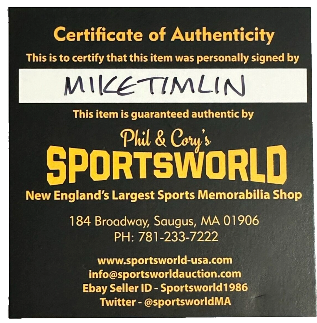 Mike Timlin Autographed 2007 World Series Baseball Boston Red Sox