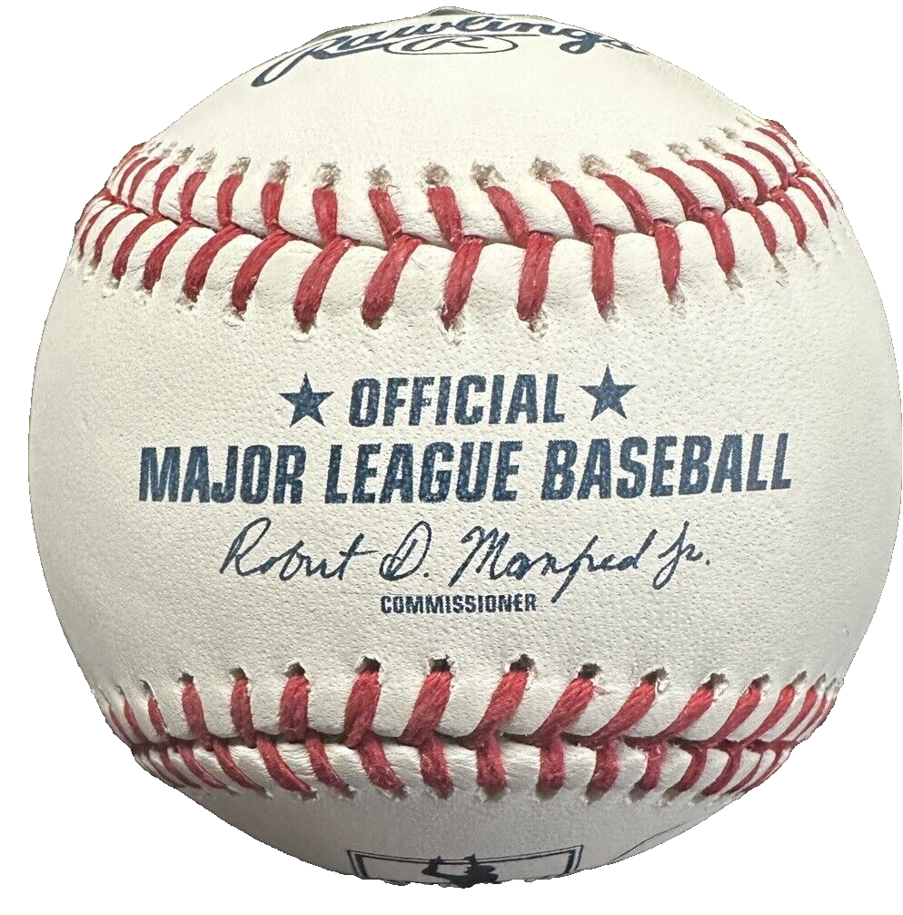 David Ortiz Autographed Official Final Season Baseball Red Sox BAS Red Sox