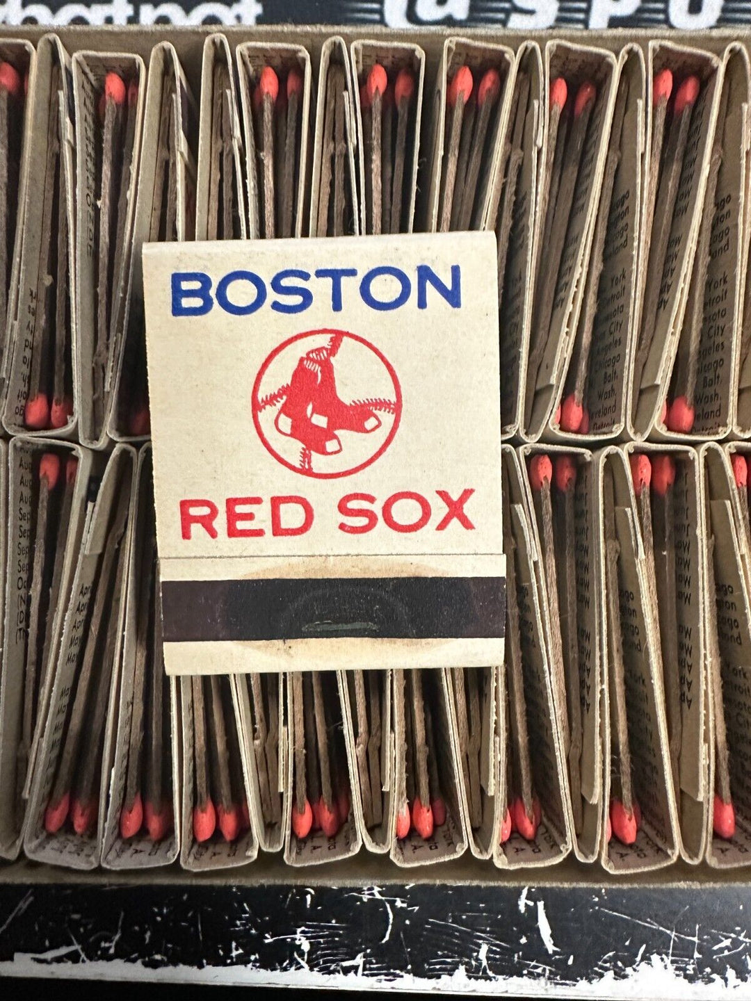 50 1965 Boston Red Sox Schedule Matchbooks NEW Vintage