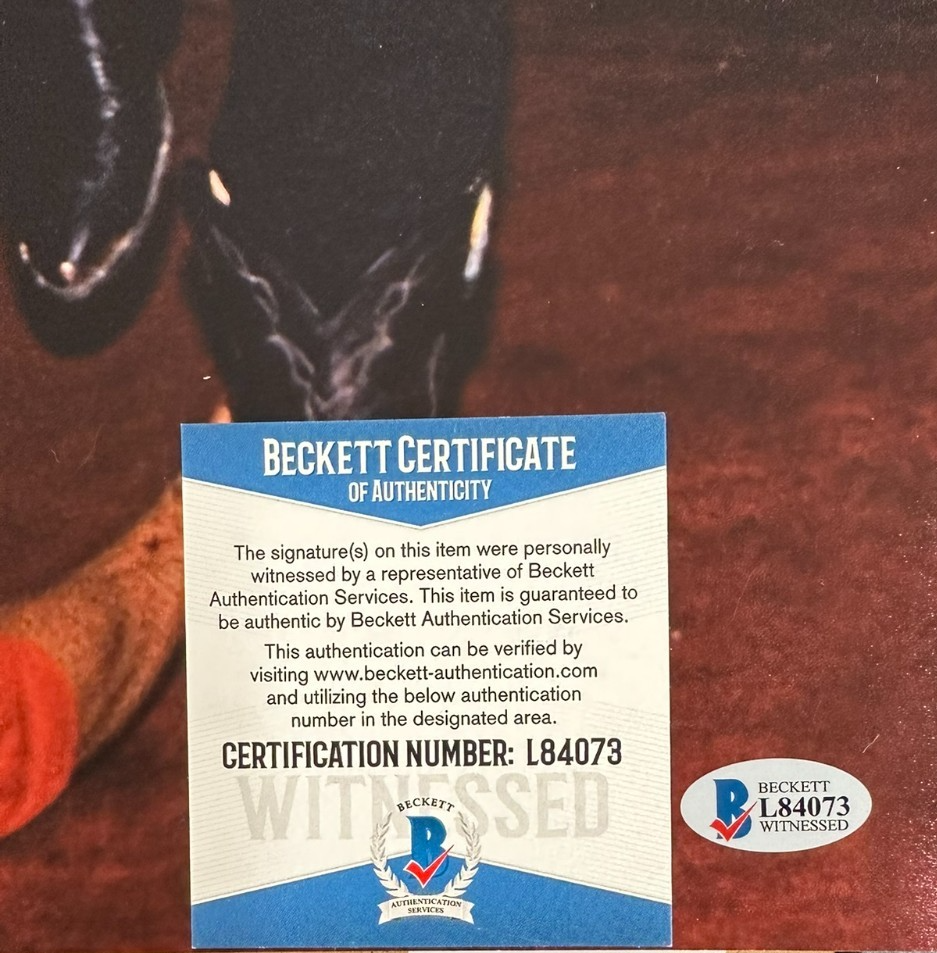 Shawn Michaels & Marty Jannety Signed Barber Shop 16x20 BAS W/ Inscription