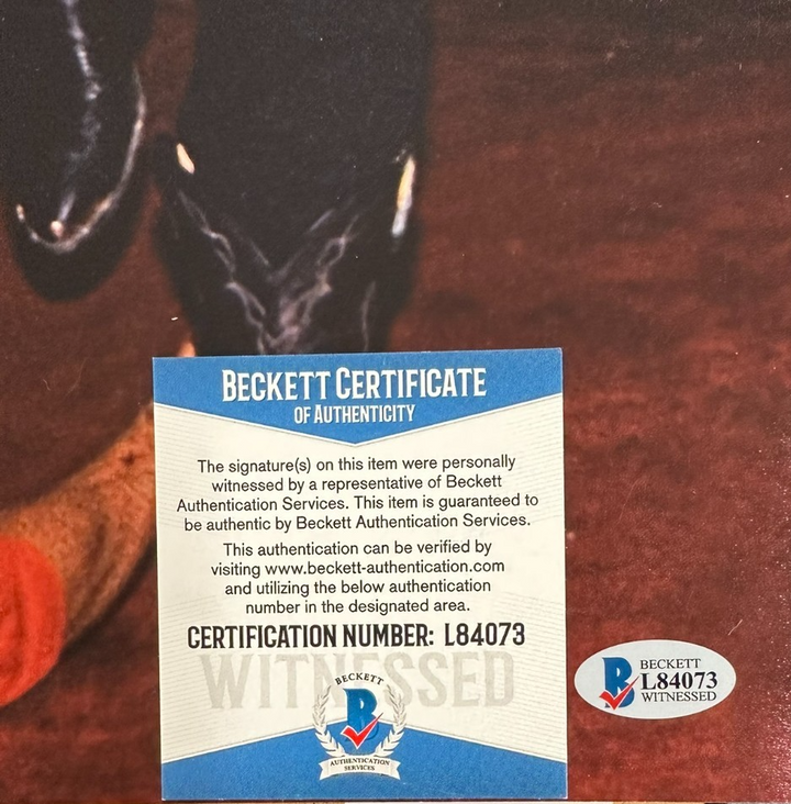 Shawn Michaels & Marty Jannety Signed Barber Shop 16x20 BAS W/ Inscription