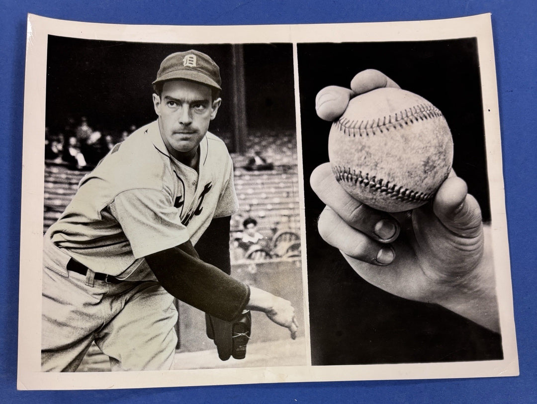 1942 Harold White Original 7x9 Newspaper Wire Photo Detroit Tigers