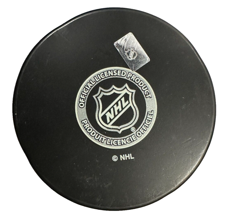 Guyle Fielder Autographed Chicago Blackhawks Hockey Puck NHL