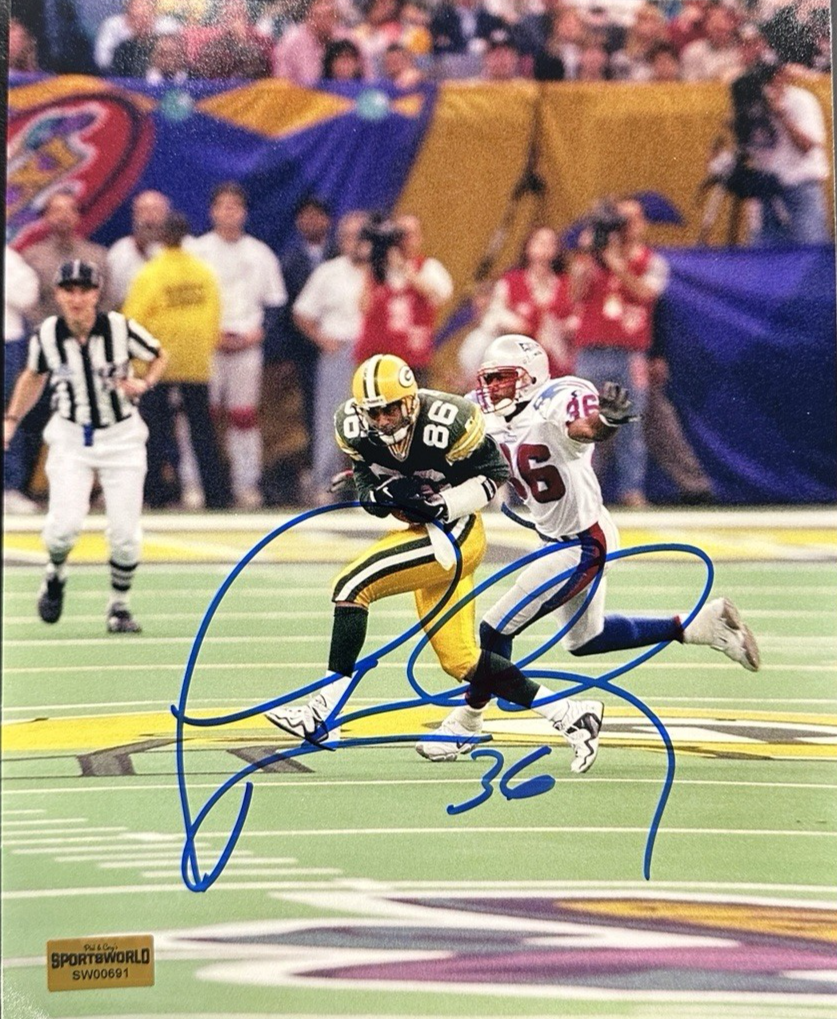 Lawyer Milloy Autographed New England Patriots 8x10 Photo NFL