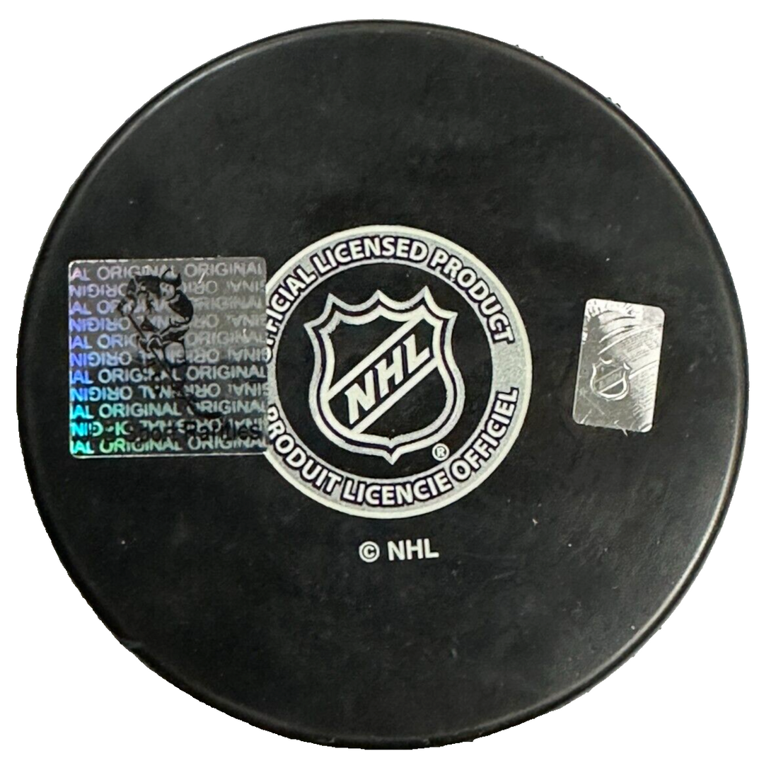 Billy Smith Autographed New York Islanders Hockey Puck HOF NHL