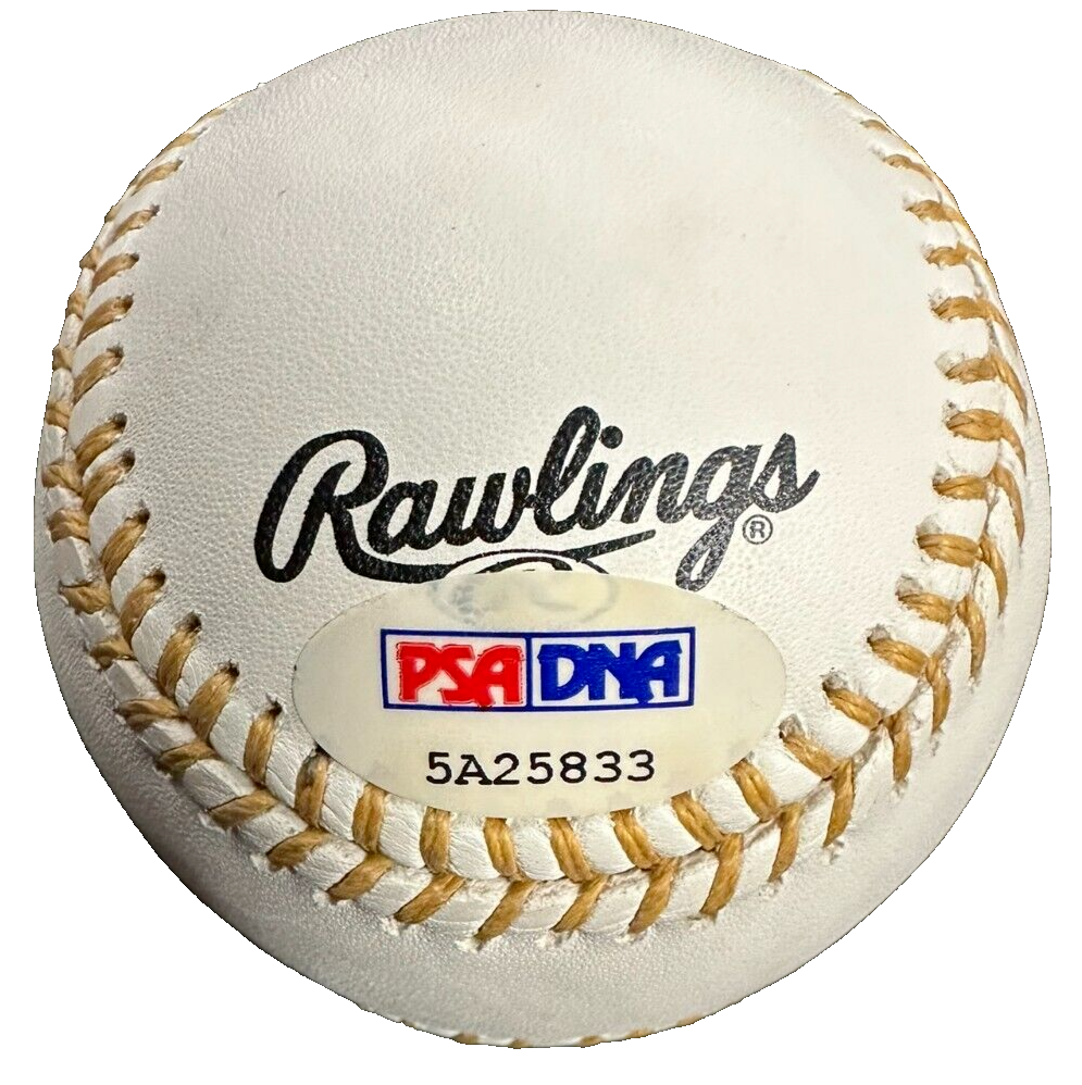 Fred Lynn Autographed Rawlings Gold Glove Baseball Boston Red Sox PSA