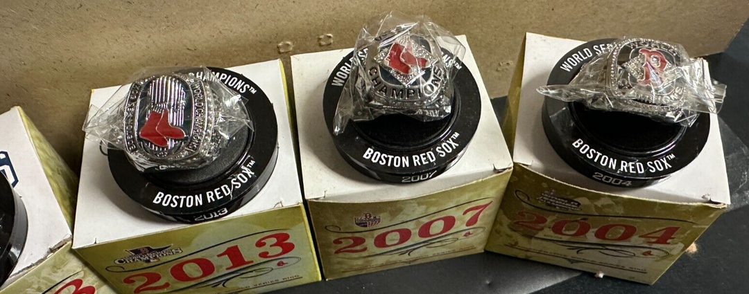 Boston Red Sox World Series Ring Replica SGA Fenway Park 2004 2007 2013 2018 NIB