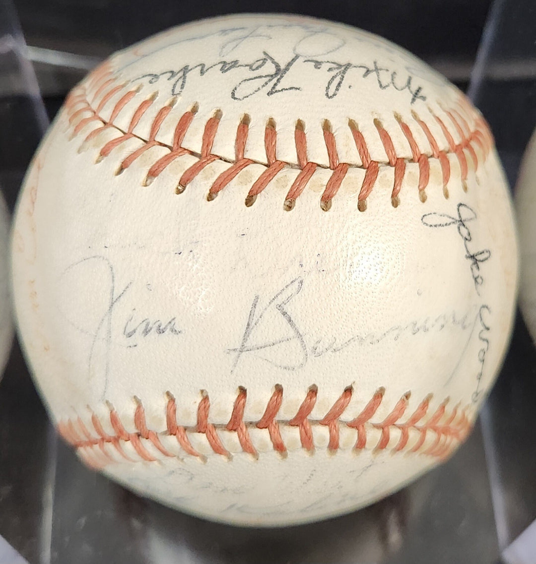 1963 Detroit Tigers Team Signed Detroit Tigers Baseball Kaline Bunning HOF COA