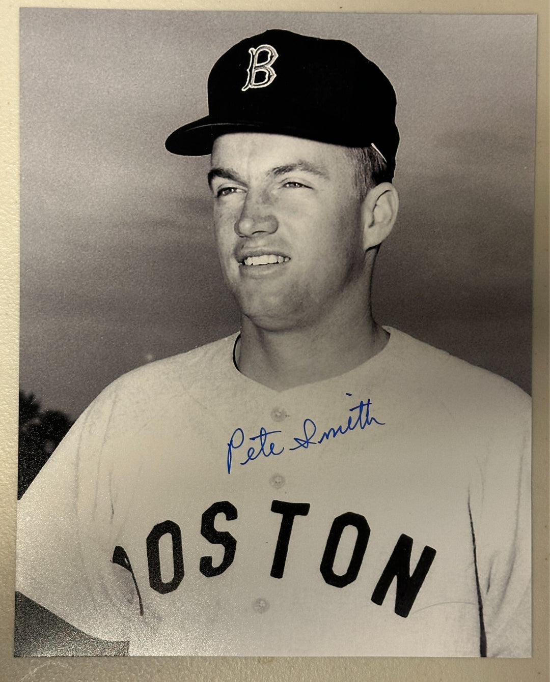 Pete Smith Autographed Boston Red Sox 8x10 Photo 1962-63