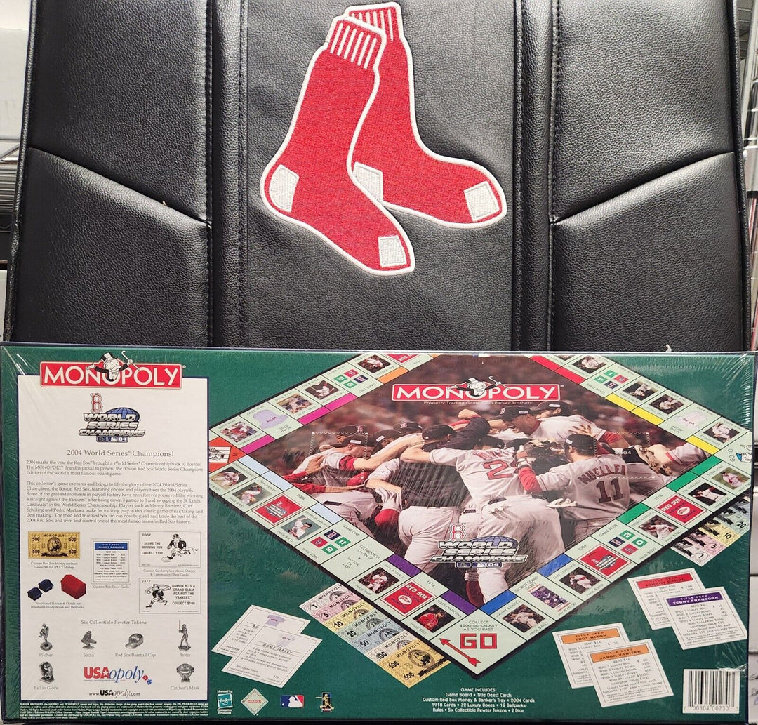 NIB Boston Red Sox Monopoly Edition 1918 - 2004 World Series Champions MLB (New)