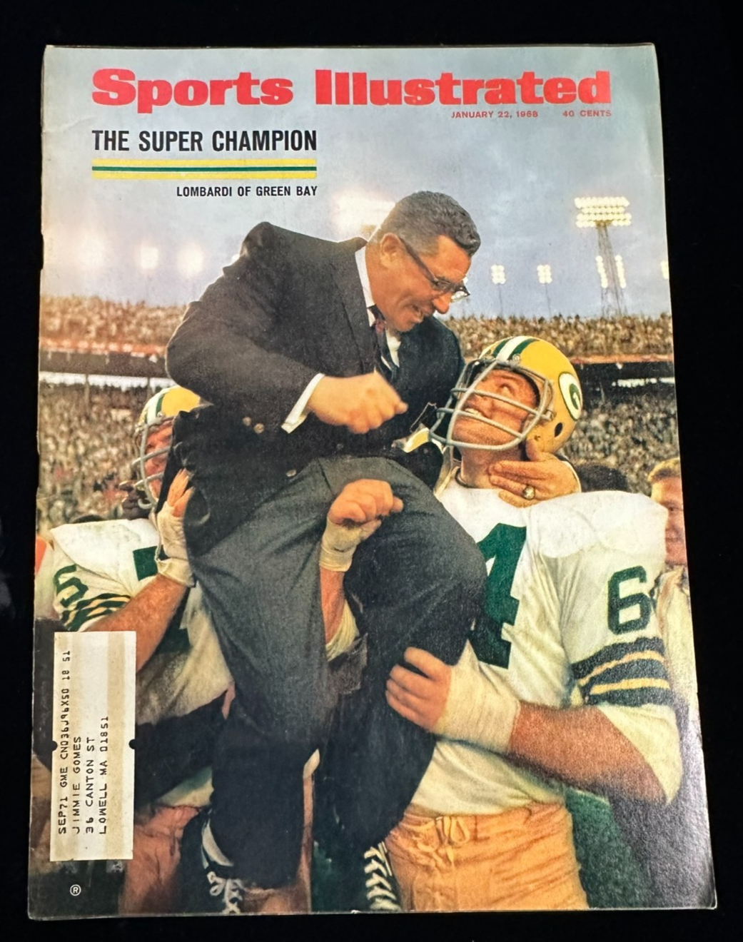 Vince Lombardi Sports Illustrated SI Full Magazine January 1968 Packers