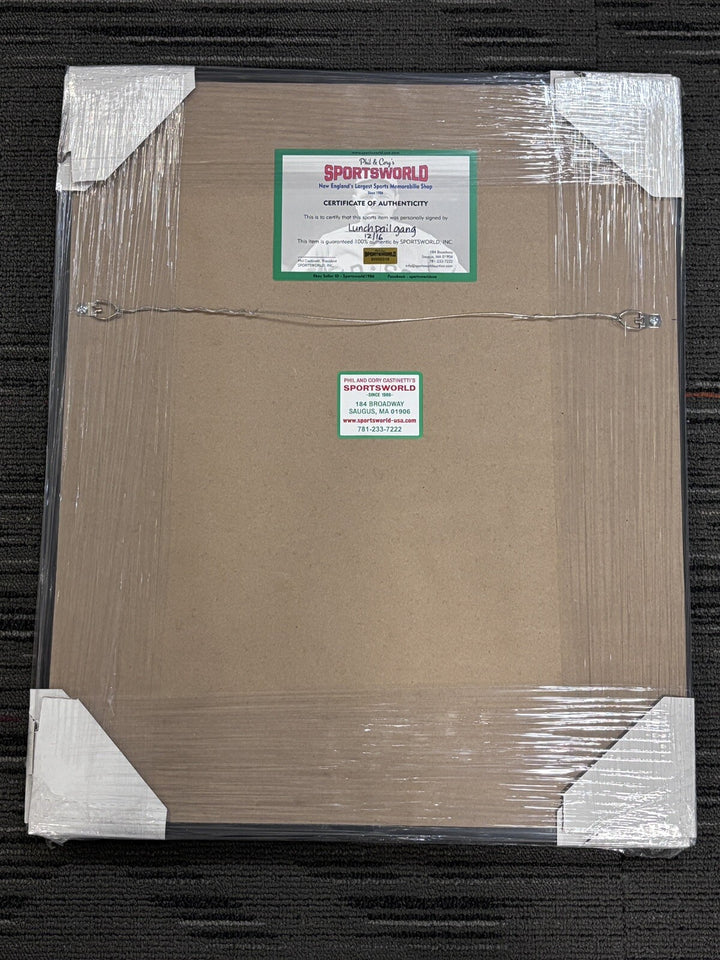 1977-85 Lunch Pail Gang Bruins Signed Jonathan O'Reilly Wensink Middleton 12/16