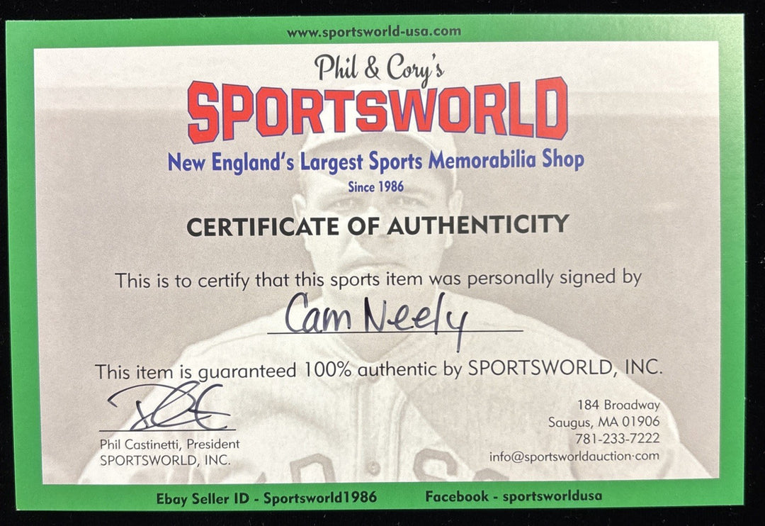 Cam Neely Boston Bruins Signed Picture 17x11 COA