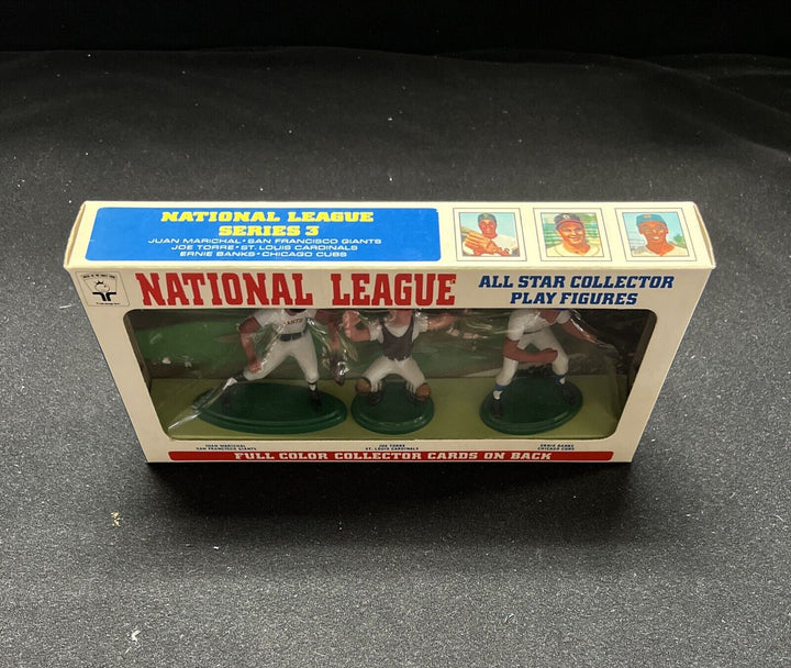 1969 Transogram NL Series 3 All Star Collector Figurine Marichal Torre Banks NIB