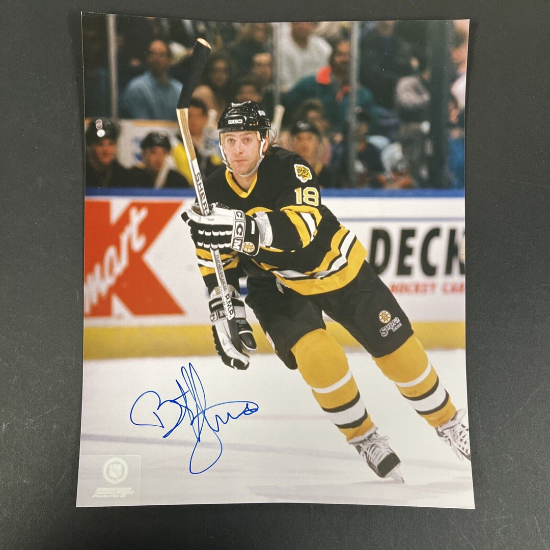 Brent Hughes Signed 8x10 Boston Bruins Sportsworld