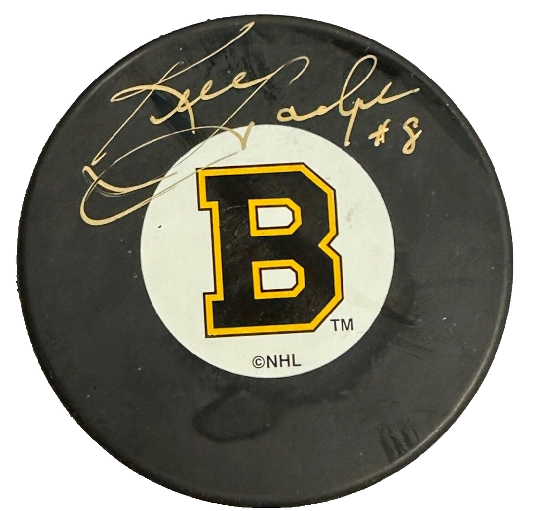 Ken Hodge Autographed Boston Bruins Hockey Puck NHL