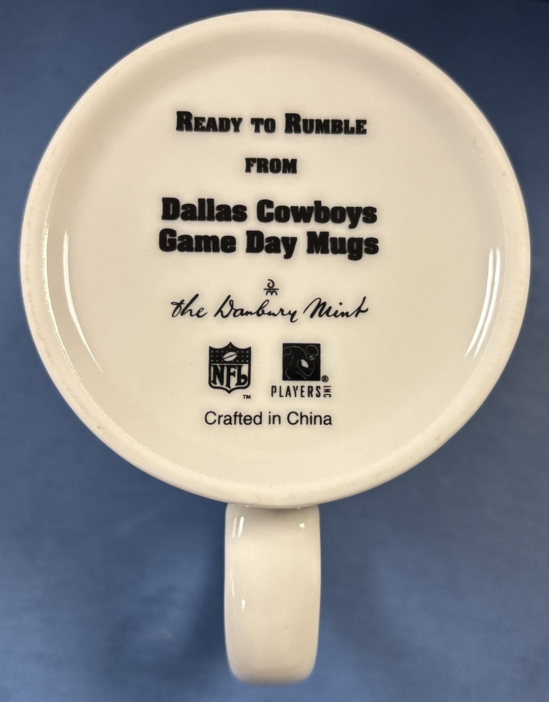 The Danbury Mint Dallas Cowboys Game Day Mug Ready To Rumble