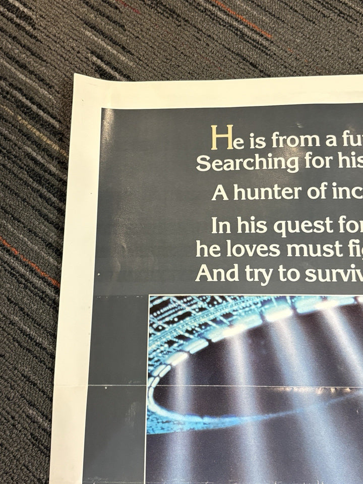 Yor The Hunter From The Future 27x41 Folded Original Movie Poster 1983 Reb Brown