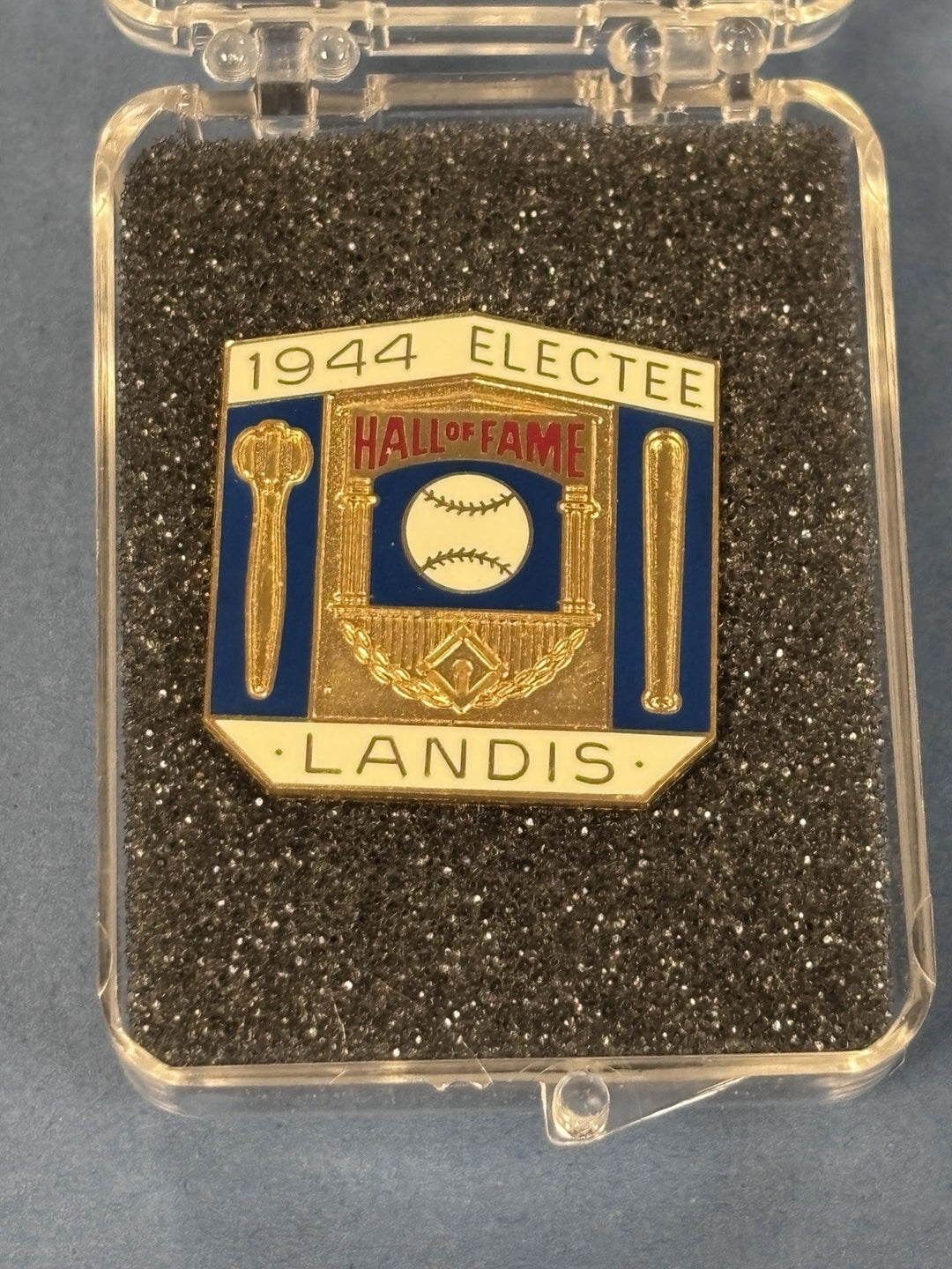 MLB Hall Of Fame Pin 1944 Electee Landis