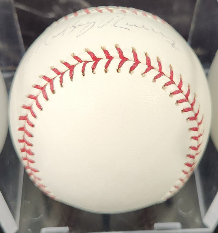 Mickey Rivers Signed Major League Baseball New York Yankees Steiner COA