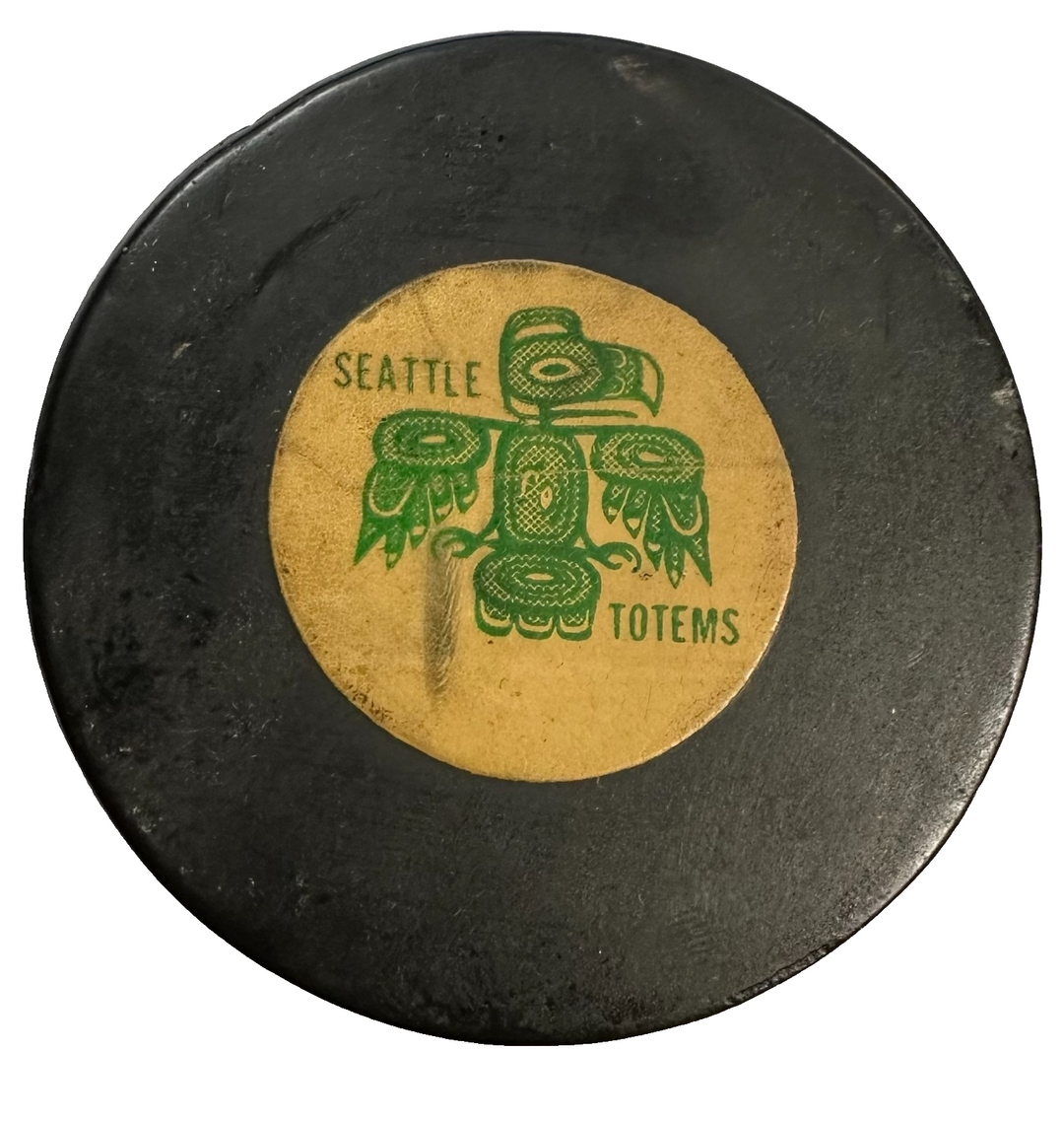 1968-74 Seattle Totems Official Game Puck WHL