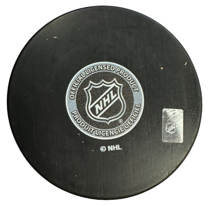 Zach Parise Autographed Minnesota Wild Hockey Puck NHL