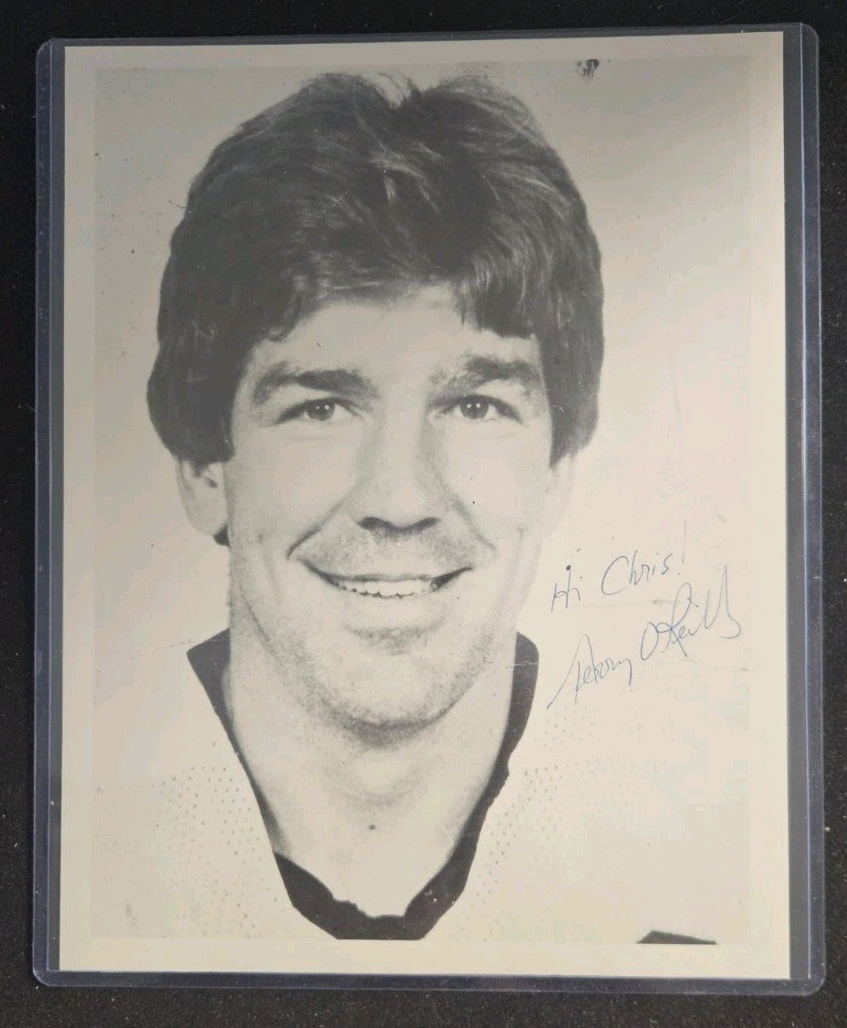Terry O'Reilly Autographed Boston Bruins 8x10 Photo COA