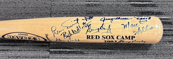 2003 Red Sox Fantasy Camp Signed Baseball Bat Johnny Pesky Louie Tiant Etc.