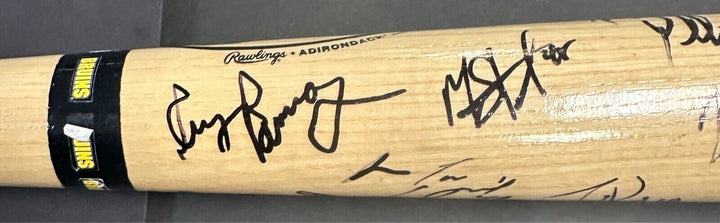 Boston Bruins 2010 Winter Classic Team Signed Bat Fenway Park Orr Bergeron