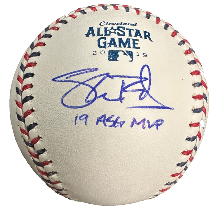 Shane Bieber Autographed 2019 All-Star Game Baseball JSA W/ 19 ASG MVP Insc