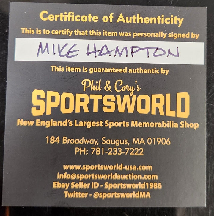 Mike Hampton Signed 1999 All Star Game Baseball Mariners Astros Braves Mets COA