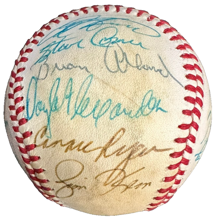 1979 Texas Rangers Team Autographed Baseball